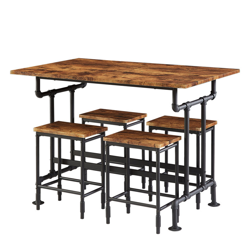 Trent Austin Design® Penning 5 Pieces 4Person Industrial Style Dining